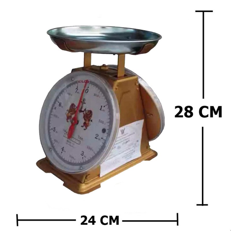 scale-เครื่องชั่งน้ำหนัก-เครื่องชั่งสปริง-7-กิโล-จานกลม