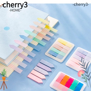 Cherry3 แผ่นกระดาษโน้ต มีกาวในตัว 125 แผ่น สําหรับคั่นหนังสือ เครื่องเขียน สํานักงาน ฉลาก กุญแจ พอยท์ สติกเกอร์
