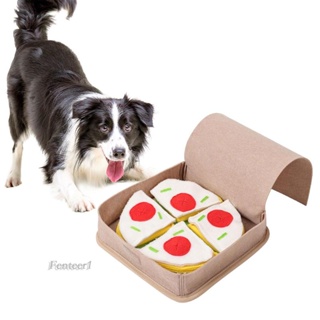 [Fenteer1] เสื่อให้อาหารสัตว์เลี้ยง สุนัข แบบโต้ตอบ ขนาดพกพา