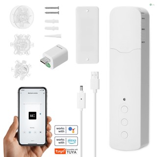 [พร้อมส่ง] Tm616egb Tuya WiFi มอเตอร์ม่านลูกปัดอัจฉริยะ ชาร์จได้ พร้อมตัวแปลงไวไฟ ควบคุมผ่านแอพโทรศัพท์มือถือ ควบคุมด้วยเสียง เสียงเงียบ สําหรับบ้าน