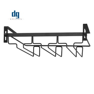 ชั้นวางแก้วไวน์ แบบโลหะ 3 แถว สําหรับห้องครัว บาร์ และอื่น ๆ