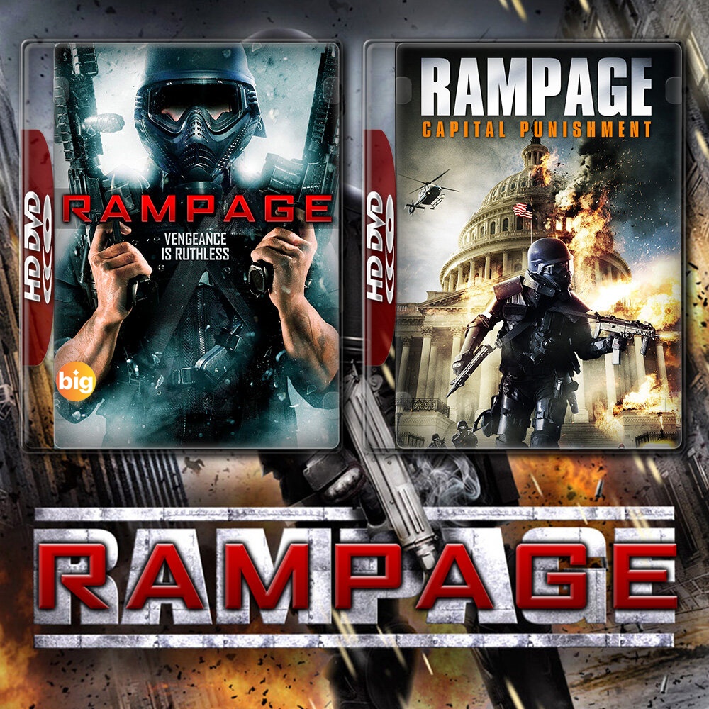 แผ่น DVD หนังใหม่ Rampage คนโหดล้างโคตรโลก ภาค 1-2 DVD หนัง มาสเตอร์ ...