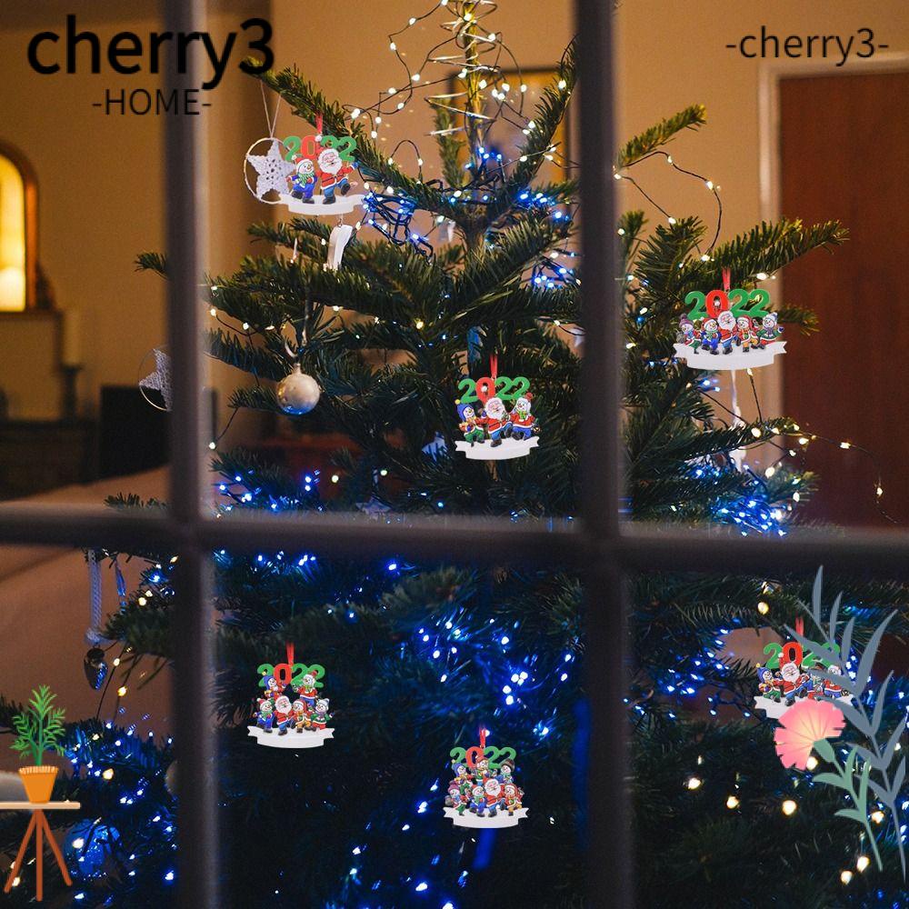 cherry3-จี้ตกแต่งต้นคริสต์มาส-รูปครอบครัว-ชื่อเขียนมือ
