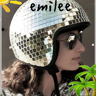 Emilee หมวกกันน็อคดิสโก้บอล แฟชั่นคาวบอย สําหรับผู้ชาย ผู้หญิง