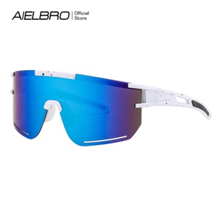 Aielbro ใหม่ แว่นตากันแดด TR90 สําหรับผู้ชาย เหมาะกับการขี่รถจักรยาน เล่นกีฬา