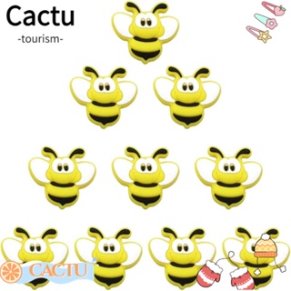 Cactu พวงกุญแจลูกปัด รูปผึ้ง การ์ตูนสัตว์ ผึ้งน่ารัก DIY สําหรับทําพวงกุญแจ