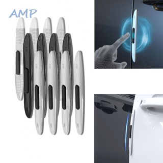 ⚡NEW 8⚡Black/Transparent/White 4PS Car Door Edge Anti Collision Strip with Adaptability