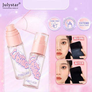 JULYSTAR 2023 ใหม่ Pinkflash 40ml สเปรย์แต่งหน้าแบบคงที่ให้ความชุ่มชื้นการตั้งค่าสเปรย์เคลือบควบคุมความมันล็อคฟิล์มอย่างรวดเร็วขึ้นรูปติดทนนานแต่งหน้าเครื่องสำอางให้ความชุ่มชื้นโฮลดิ้งแต่งหน้า