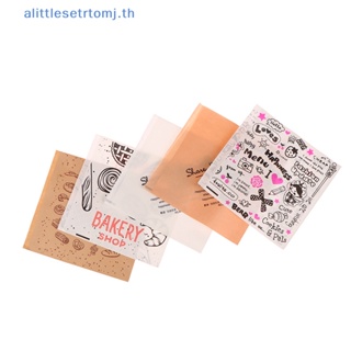 Alittlese ถุงกระดาษคราฟท์ สําหรับใส่แซนวิช อาหาร เบเกอรี่ 50 ชิ้น