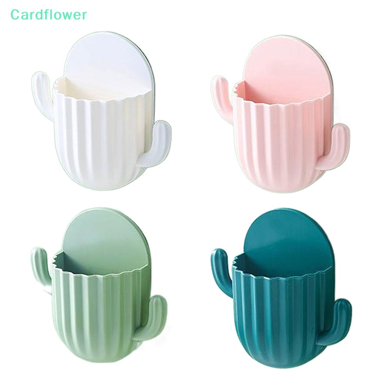 lt-cardflower-gt-ชั้นวางแปรงสีฟัน-แบบติดผนัง-มีกาวในตัว-ลายกระบองเพชร-ไร้รอยต่อ-สําหรับห้องน้ํา