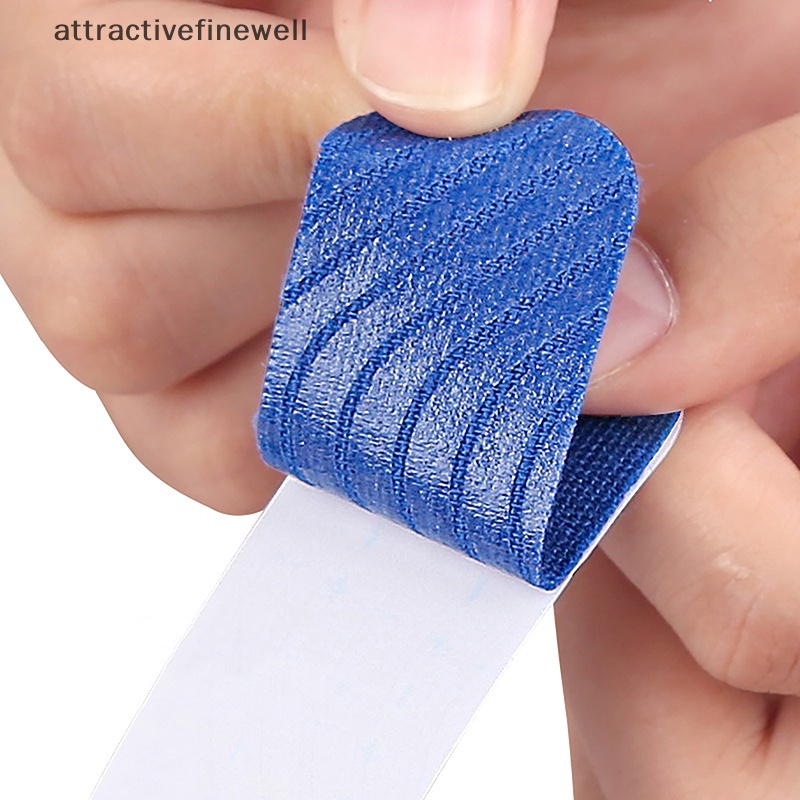 attractivefinewell-แผ่นสติกเกอร์แปะนิ้วเท้า-ป้องกันนิ้วหัวแม่มือ-แก้ไขอาการปวดกระดูก-10-ชิ้น-ต่อถุง