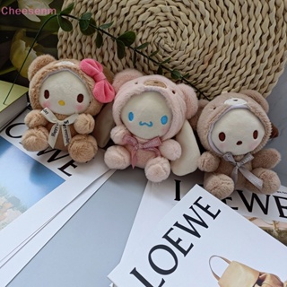 พวงกุญแจ จี้ตุ๊กตา Hello Kitty Melody Cinnamoroll Kuromi Sanrio เหมาะกับของขวัญ สําหรับผู้หญิง