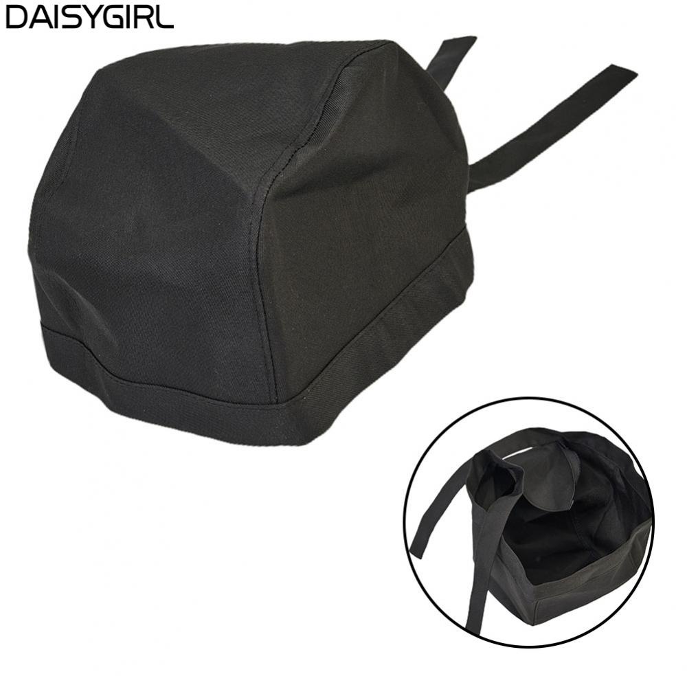 daisyg-fashion-chef-hats-catering-baker-waiter-kitchen-cook-cotton-cap-men-women-black