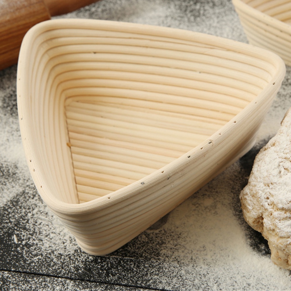 หวายยุโรปการหมักขนมปังตะกร้าหวายทอมือประเทศแม่พิมพ์ขนมปังในครัวเรือนเบเกอรี่เครื่องมือดอกไม้