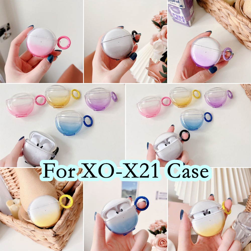 จัดส่งรวดเร็ว-เคสหูฟัง-แบบนิ่ม-ไล่โทนสี-สําหรับ-xo-x21-xo-x21