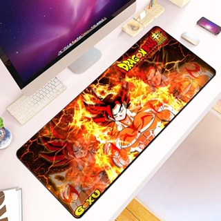 แผ่นรองเมาส์ พิมพ์ลาย Dragon Goku HD กันลื่น Xxl90X40 ซม. สําหรับคอมพิวเตอร์ตั้งโต๊ะ