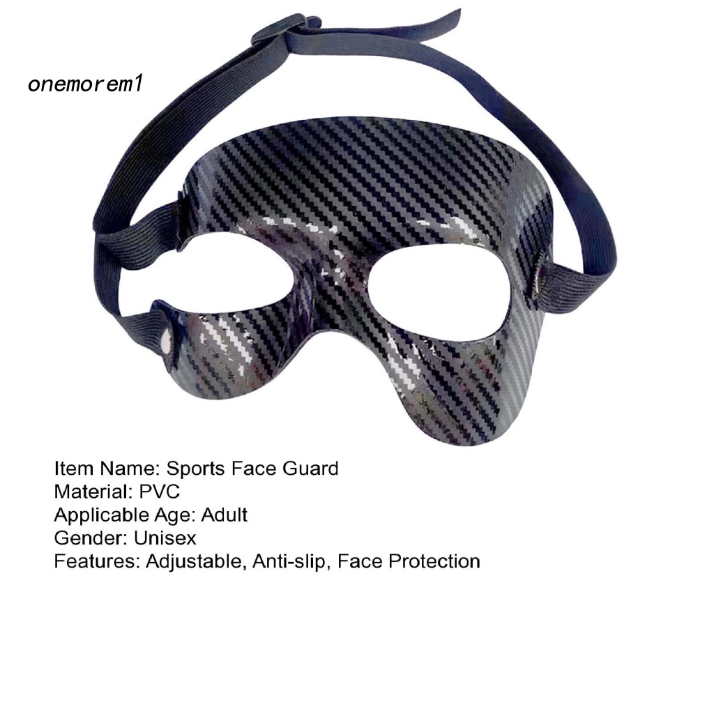 onem-หน้ากากป้องกันใบหน้า-ปรับได้-สําหรับผู้ใหญ่-เหมาะกับการเล่นกีฬา-บาสเก็ตบอล-ฟุตบอล