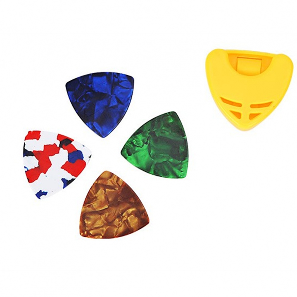 new-arrival-triangle-guitar-picks-3-x-3-2cm-4-pcs-accessories-celluloid-musical-instruments