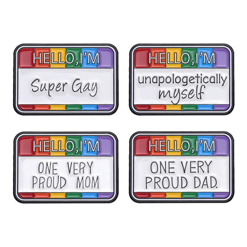 เข็มกลัดโลหะ รูป Hello I'm Brooch Enamel Pin 50 แบบ อุปกรณ์เสริม ...