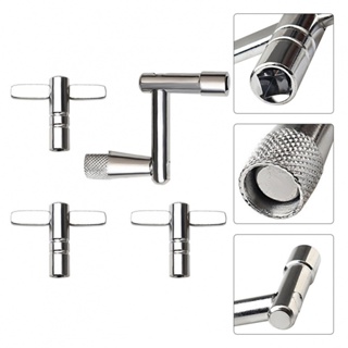 New Arrival~Drum Tuning Keys 1/4" Socket Chrome-plated Steel Key Motion Parts Speed