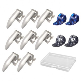 New Arrival~Guitar Picks Accessories Parts Picks Set Thumb Finger With Storage Box