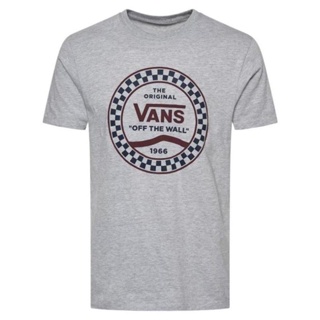 Vans/fan Si เสื้อยืดแขนสั้น ผ้าฝ้าย ใส่สบาย พิมพ์ลายโลโก้ สําหรับผู้ชาย