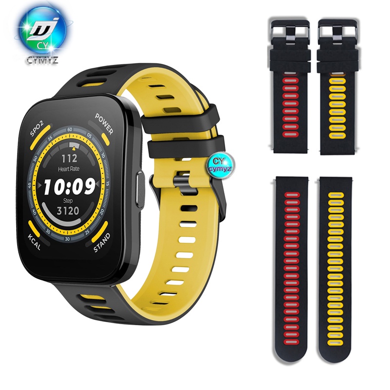 สาย-amazfit-bip-5-สาย-สายนาฬิกาสายซิลิโคน-amazfit-bip-5-สายรัด-สายรัดข้อมือกีฬา-สายรัด-huami-amazfit-bip-5-สาย-สายรัด