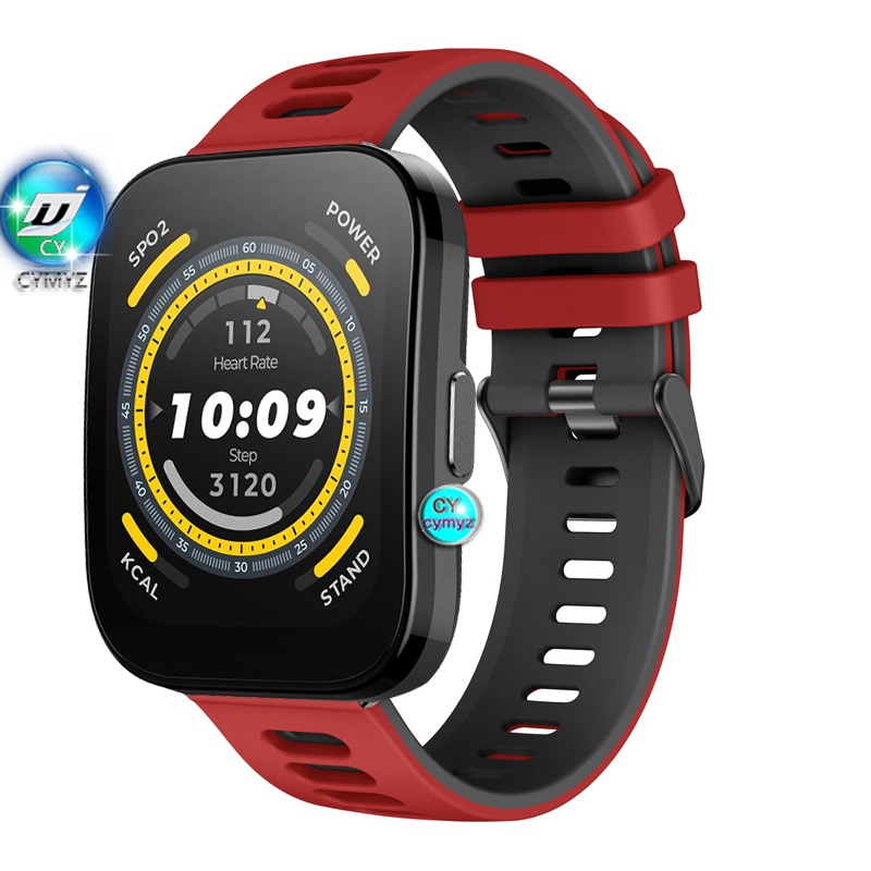 สาย-amazfit-bip-5-สาย-สายนาฬิกาสายซิลิโคน-amazfit-bip-5-สายรัด-สายรัดข้อมือกีฬา-สายรัด-huami-amazfit-bip-5-สาย-สายรัด