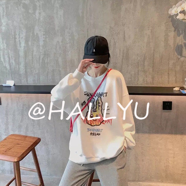hallyu-เสื้อผ้าผู้ญิง-แขนยาว-เสื้อฮู้ด-คลุมหญิง-สไตล์เกาหลี-แฟชั่น-สบาย-chic-stylish-ins-a28j0dx-36z230909