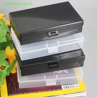 Aaairspecial กล่องพลาสติกใส ทรงสี่เหลี่ยมผืนผ้า กันฝุ่น ทนทาน สําหรับใส่เครื่องประดับ