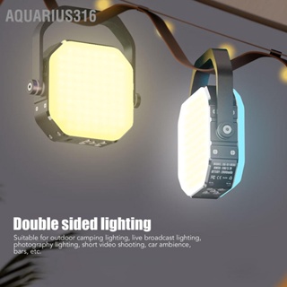 Aquarius316 ย้อนยุคแบบชาร์จไฟ LED ตั้งแคมป์โคมไฟแปดเหลี่ยมโคมไฟตั้งแคมป์กลางแจ้งแขวนแสง