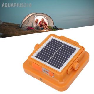  Aquarius316 ไฟ LED ทำงานพลังงานแสงอาทิตย์แบบพกพา Magnetic Handheld ไฟตั้งแคมป์พลังงานแสงอาทิตย์สำหรับไฟฉุกเฉินกลางแจ้ง