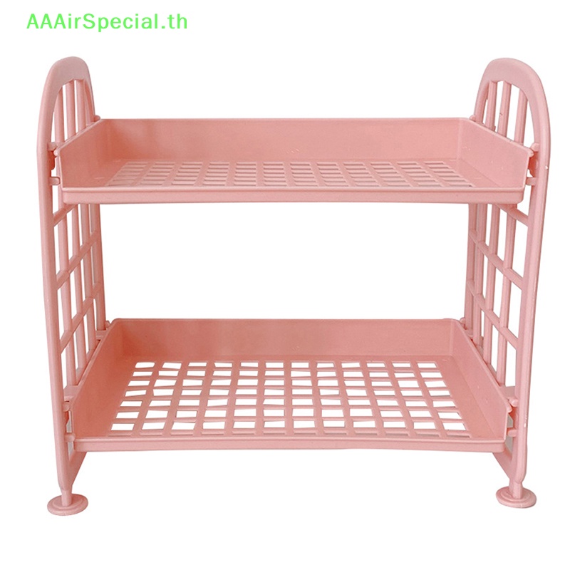aaairspecial-kawaii-ชั้นวางของ-แบบตั้งโต๊ะ-พับได้-สีมาการอง-สําหรับจัดระเบียบ-th