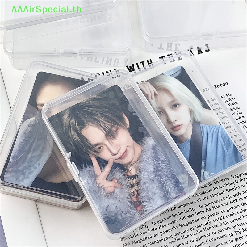 aaairspecial-อัลบั้มรูปภาพ-idol-kpop-ขนาดเล็ก-สีโปร่งใส-สําหรับเก็บสะสมการ์ด-1-ชิ้น