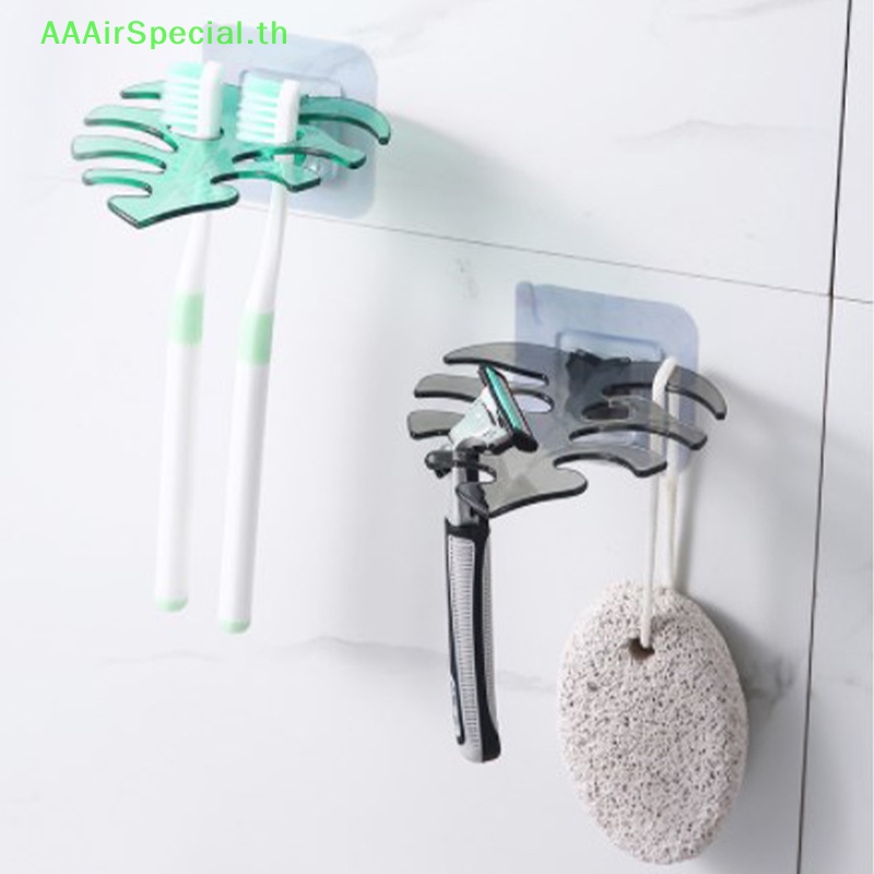 aaairspecial-ตะขอแขวนแปรงสีฟัน-แบบติดผนังห้องน้ํา