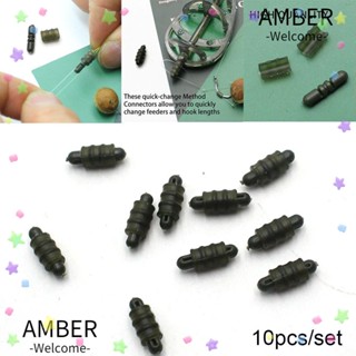 Amber อุปกรณ์ตกปลา ตะขอป้อนเหยื่อตกปลา เปลี่ยนความยาวได้ 10 ชิ้น