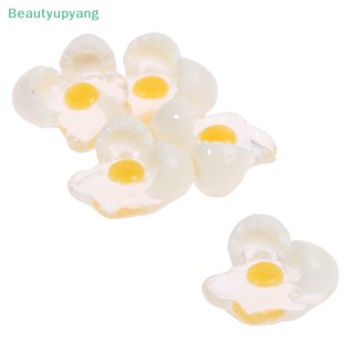 [Beautyupyang] โมเดลไข่แตก ขนาดเล็ก 1:12 DIY สําหรับตกแต่งบ้านตุ๊กตา ห้องครัว 5 ชิ้น