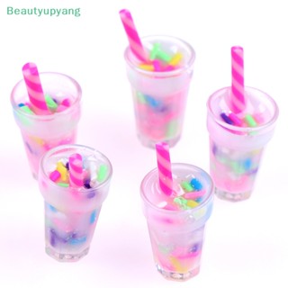 [Beautyupyang] โมเดลขวดเครื่องดื่มครีมจิ๋ว 1:12 สําหรับตกแต่งบ้านตุ๊กตา 5 ชิ้น