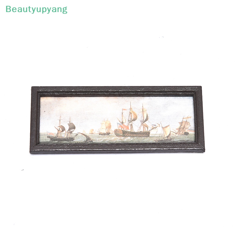 beautyupyang-อุปกรณ์เสริม-รูปภาพเรือใบ-1-12-สําหรับตกแต่งบ้านตุ๊กตา