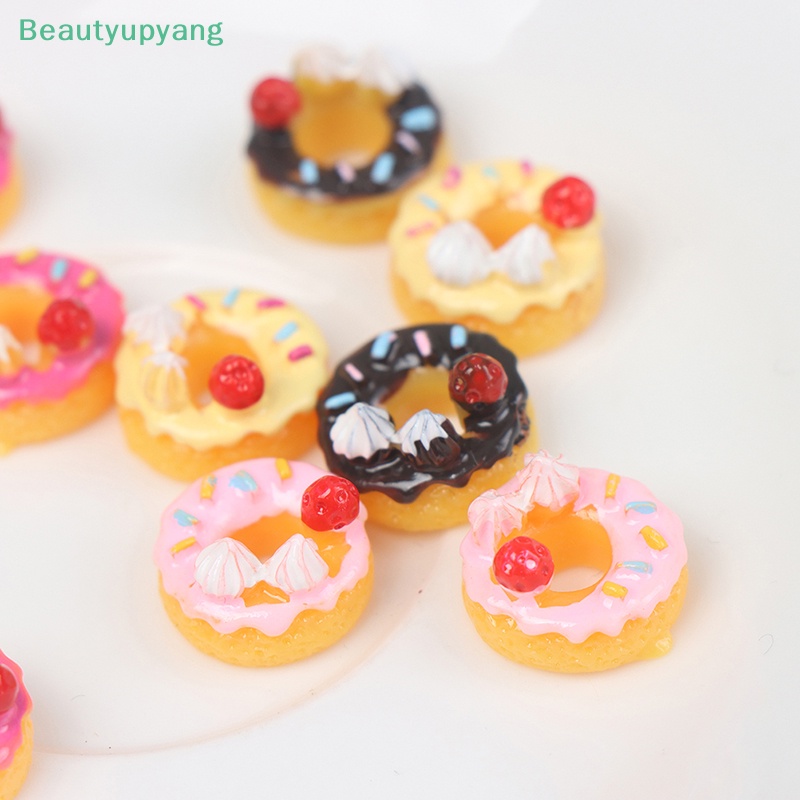 beautyupyang-โดนัทไอศกรีมช็อคโกแลต-ขนมหวานจิ๋ว-diy-สําหรับตกแต่งบ้านตุ๊กตา-5-10-ชิ้น