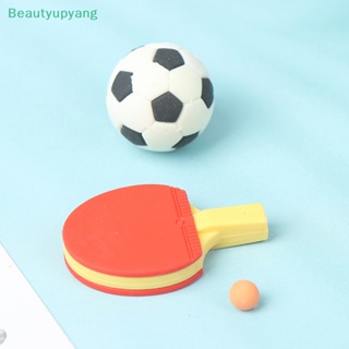 [Beautyupyang] ลูกเทนนิส ลูกบาสเก็ตบอล 1:12 อุปกรณ์เสริม สําหรับบ้านตุ๊กตา 4 ชิ้น ต่อถุง
