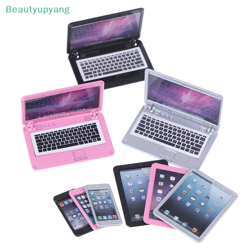 beautyupyang-โทรศัพท์มือถือ-แท็บเล็ต-คอมพิวเตอร์-ขนาดเล็ก-สเกล-1-6-สําหรับบ้านตุ๊กตา-3-ชิ้น-ต่อชุด