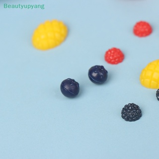 [Beautyupyang] โมเดลผลไม้ สตรอเบอร์รี่ บลูเบอร์รี่ มัลเบอร์รี่ ขนาดเล็ก 1/12 สําหรับตกแต่งห้องครัว