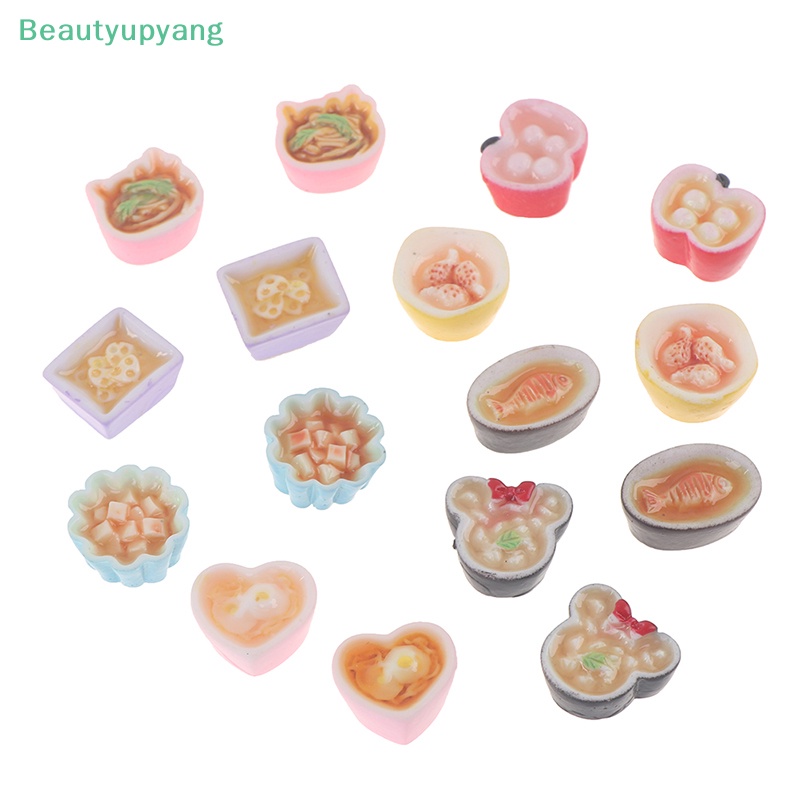 beautyupyang-โมเดลอาหารจิ๋ว-เรซิ่น-สําหรับตกแต่งบ้านตุ๊กตา-2-ชิ้น