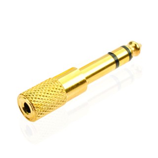 3.5mm to 6.35mm Jack Plug Female Male Audio Converter Headphone Adapter