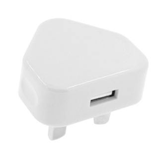 UK Plug 3 Pin USB Adapter Charger Power For Phones Tablet Chargeable