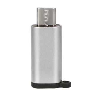 Aluminum USB-C To Micro USB Adapter With Keychain Type-C Convert