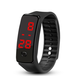 Creative LED Silicone Wristband Bracelet Fashion Fitness Sports Band Watch