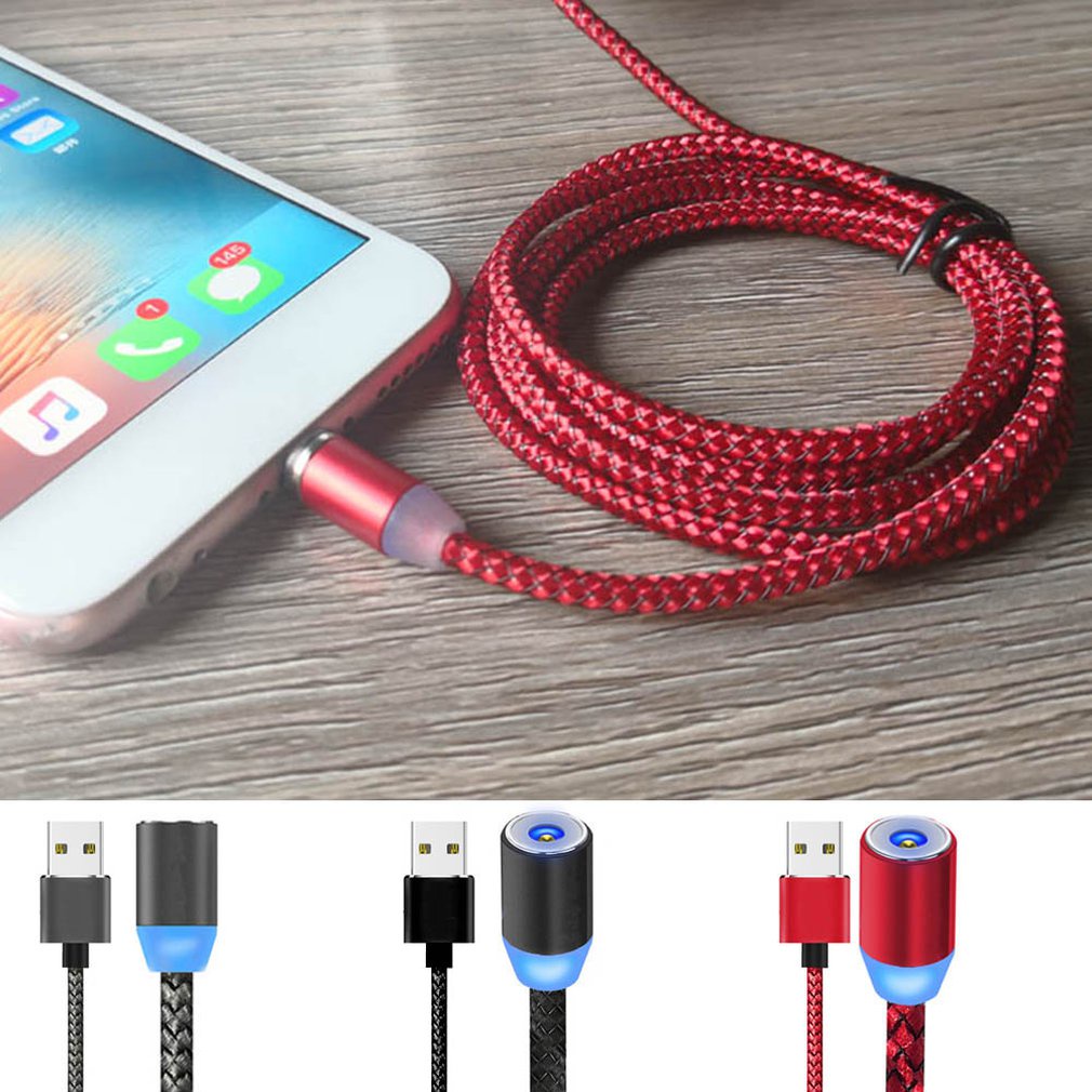 2m-360-rotate-braided-cable-magnetic-charging-with-3-cord-heads