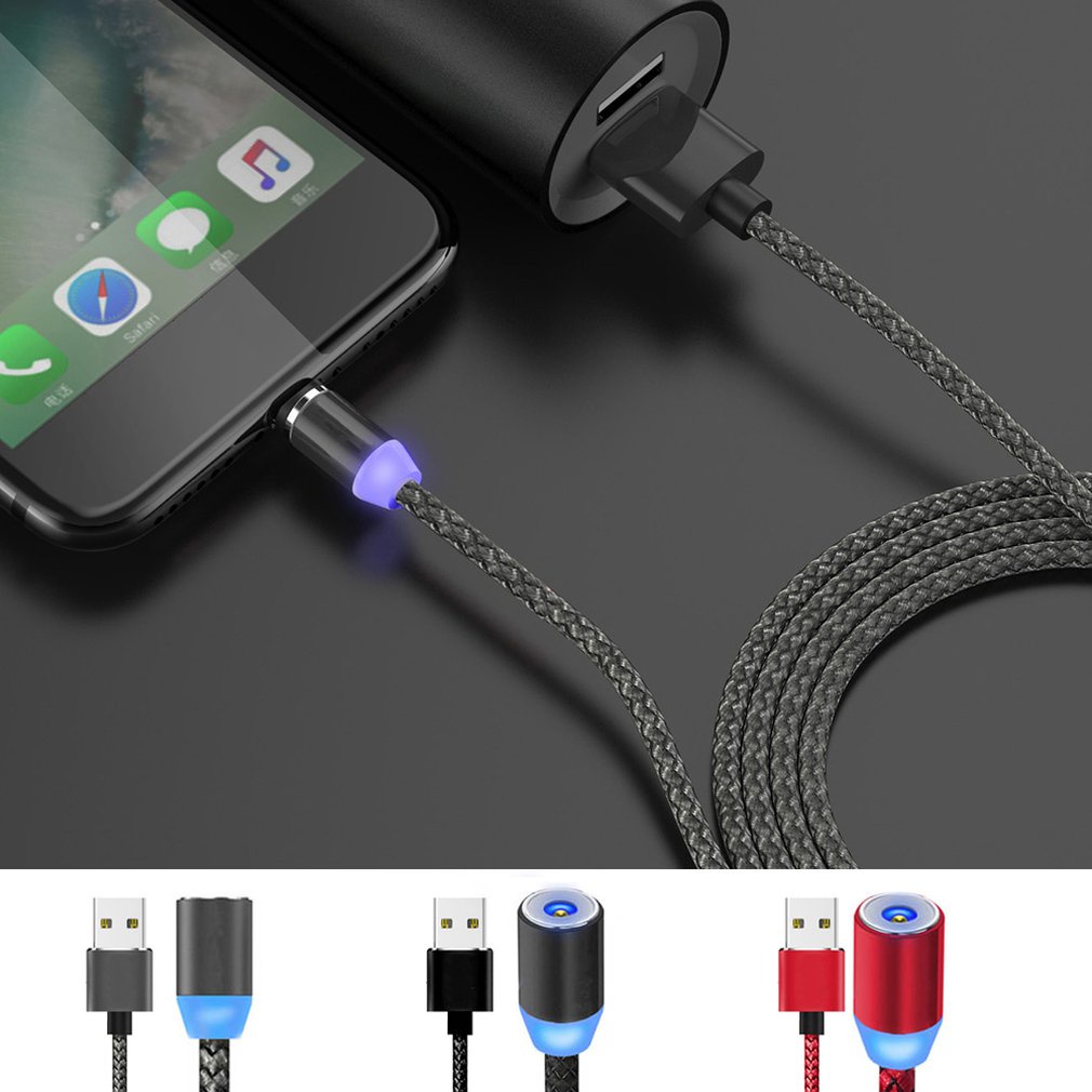 2m-360-rotate-braided-cable-magnetic-charging-with-3-cord-heads